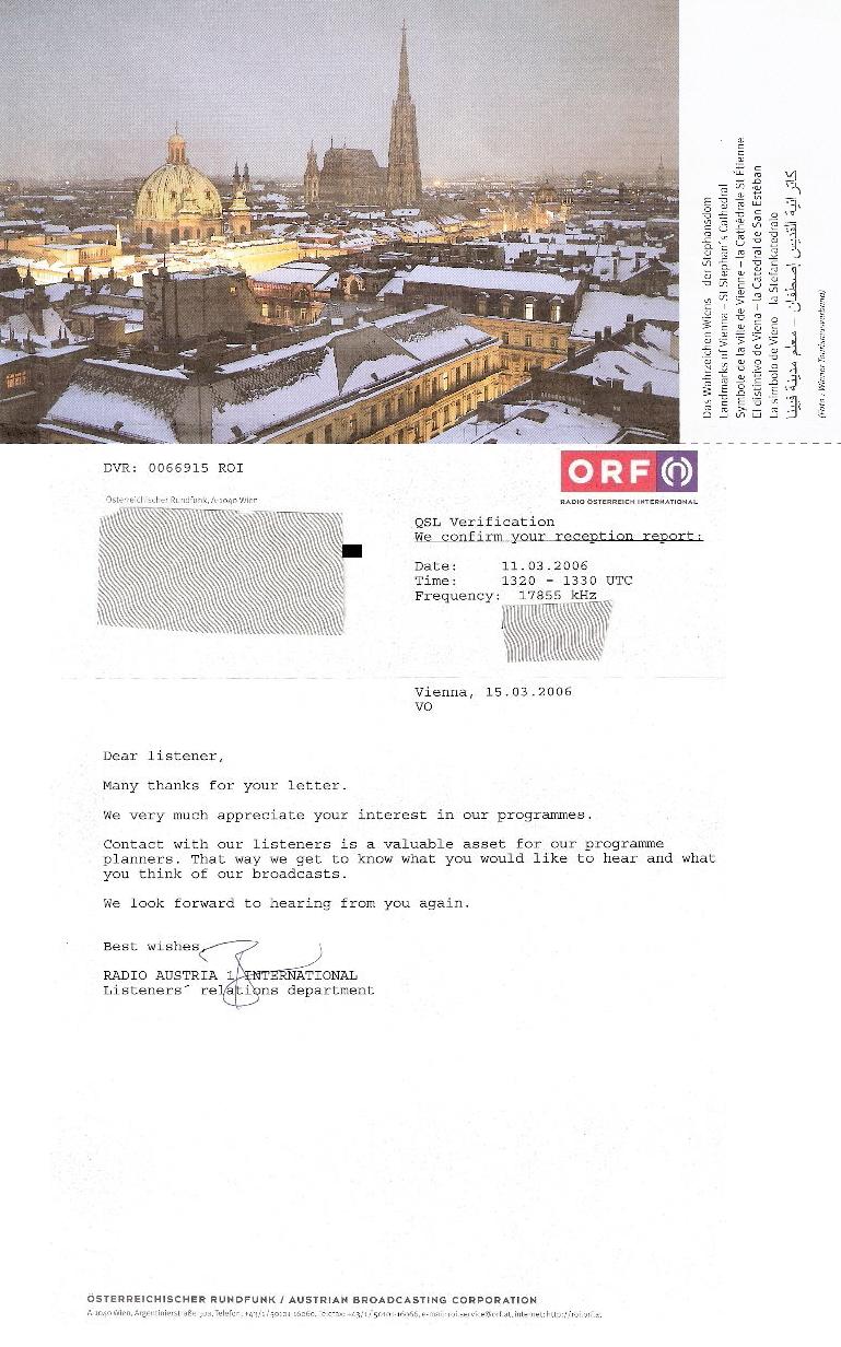 意见大王截至目前的QSL收获