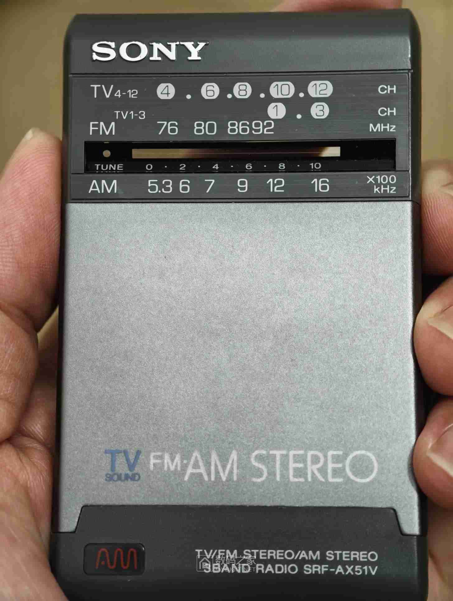 索尼srf-ax51v中波调频立体声收音机拆机