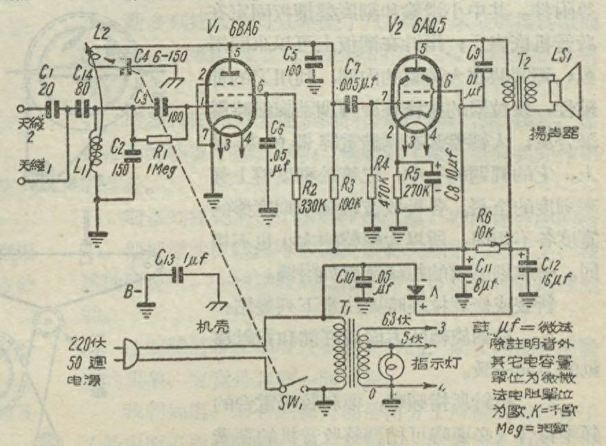 电子管电路设计漫谈：工农之友牌两灯收音机
