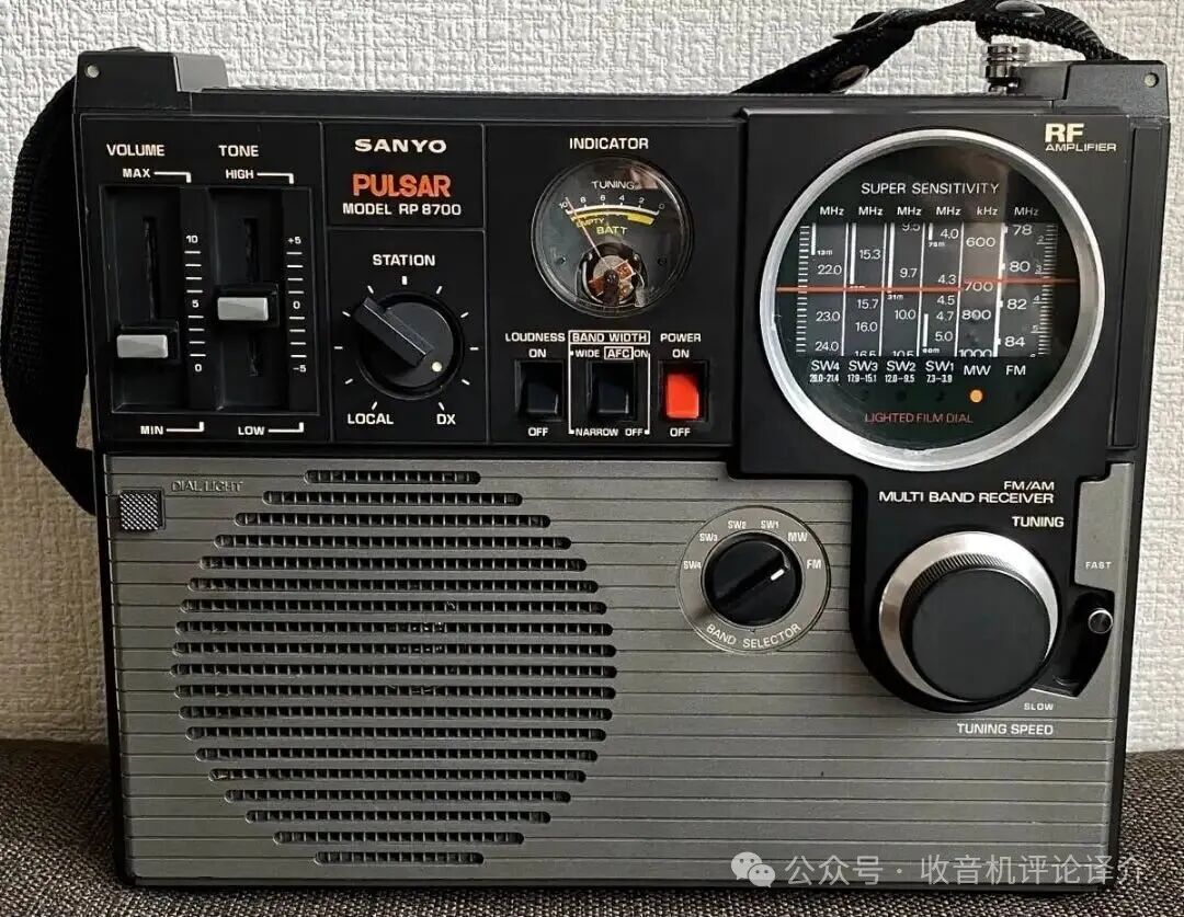 中波四星半、调频五星：艾伦评测三洋RP-8700收音机