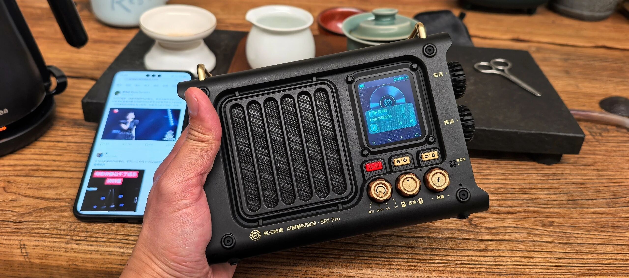 月光落在左手上……