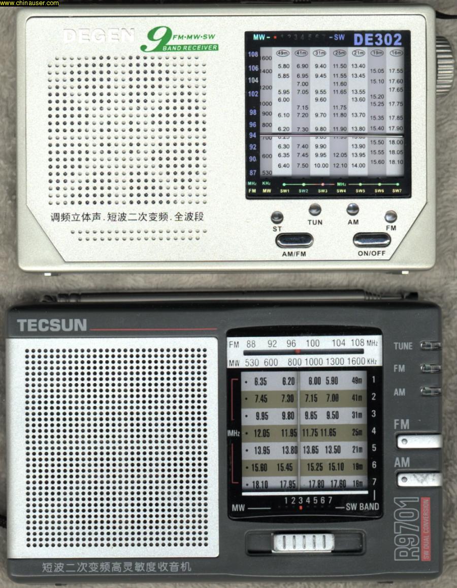 德劲二次变频收音机DE302使用手记