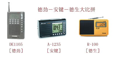 安键A-1235 VS 德生CR-100