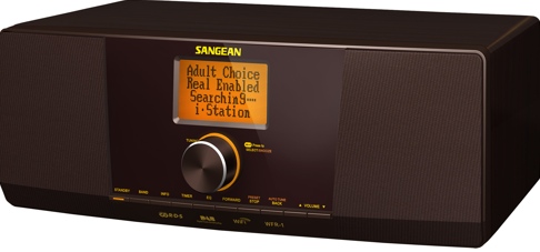 SANGEAN (山进) 2008全新力作无线网络收音机（支持有线）WFR-1 (WITH FM RDS)